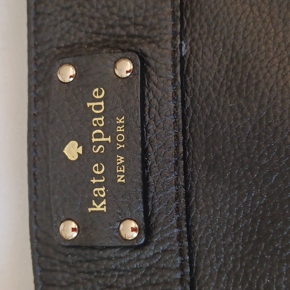 Kate Spade Berkshire Road Teegan Large Black Leather Shoulder Bag/ Satchel - Picture 3 of 16